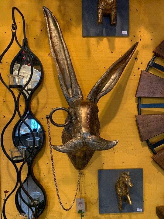 Novelty Animal Head Wall Decor | Deer With Glasses Sculpture