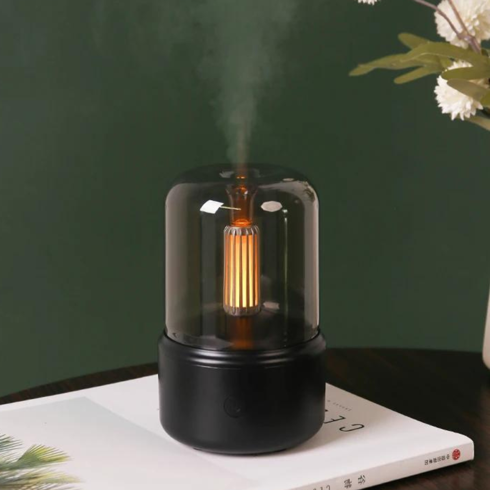 Retro Flame Diffuser | USB Aroma Mist Humidifier