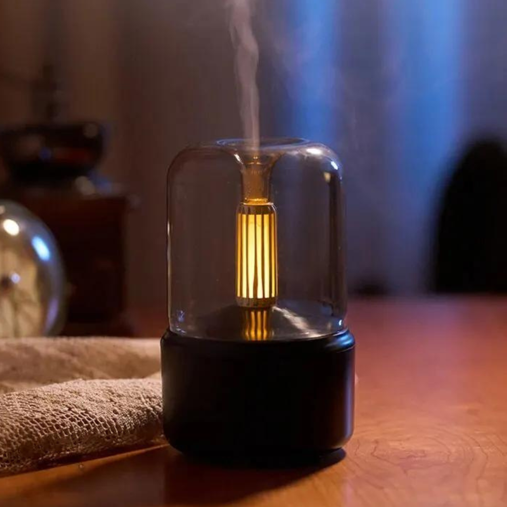 Retro Flame Diffuser | USB Aroma Mist Humidifier