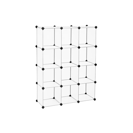 Modular Cube Storage Organizer | DIY Plastic Shelving Unit
