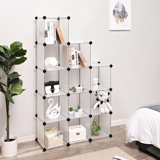 Modular Cube Storage Organizer | DIY Plastic Shelving Unit