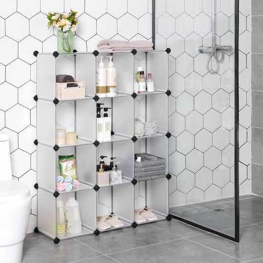 Modular Cube Storage Organizer | DIY Plastic Shelving Unit