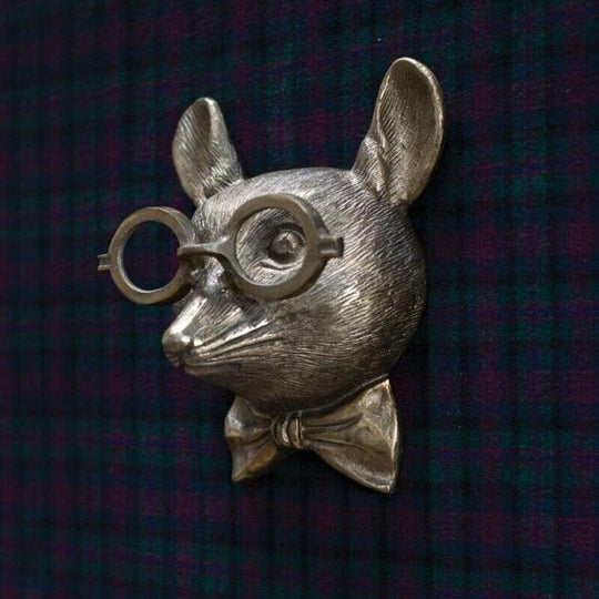 Novelty Animal Head Wall Decor | Deer With Glasses Sculpture