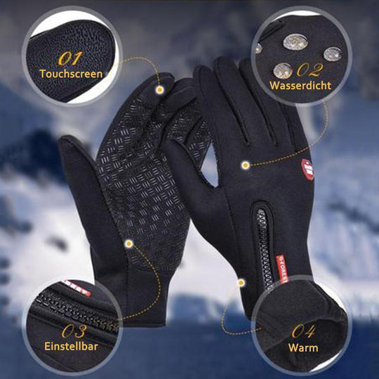 Touchscreen Gloves | Windproof Winter Grip Design
