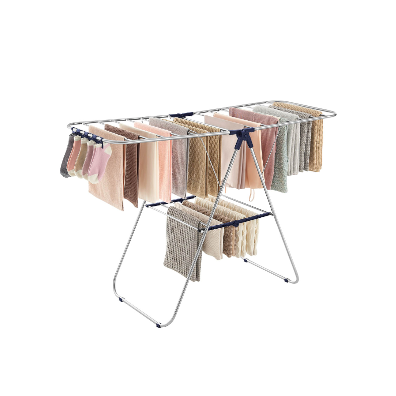 Heavy-Duty Drying Rack | Steel Rack With Sock Clips