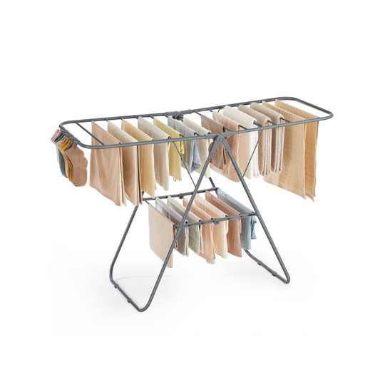 Heavy-Duty Drying Rack | Steel Rack With Sock Clips