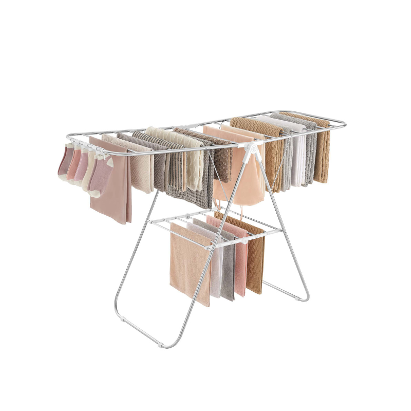 Heavy-Duty Drying Rack | Steel Rack With Sock Clips