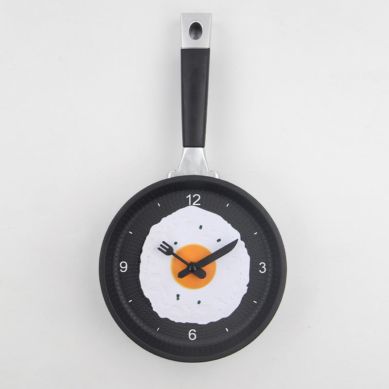Frying Pan Wall Clock | Novelty Kitchen Decor