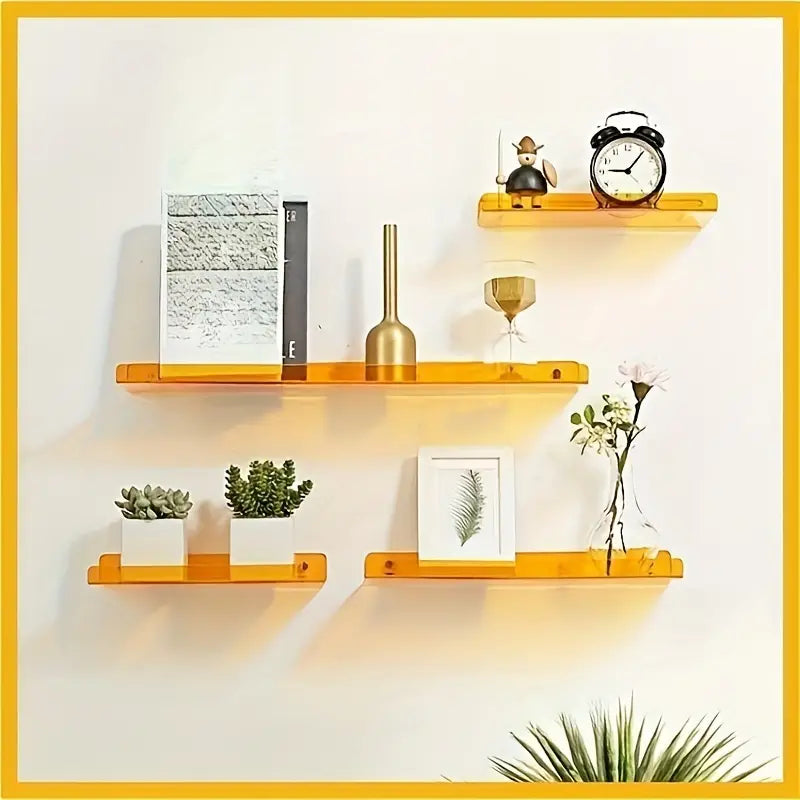 Floating Wall Shelf | Acrylic Display Shelving Set