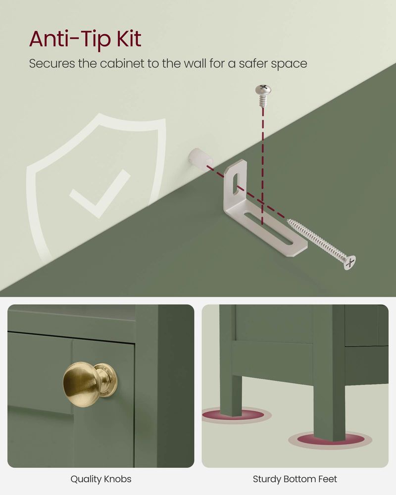 Tall Narrow Bathroom Cabinet | Door Activated Light With Adjustable Shelves