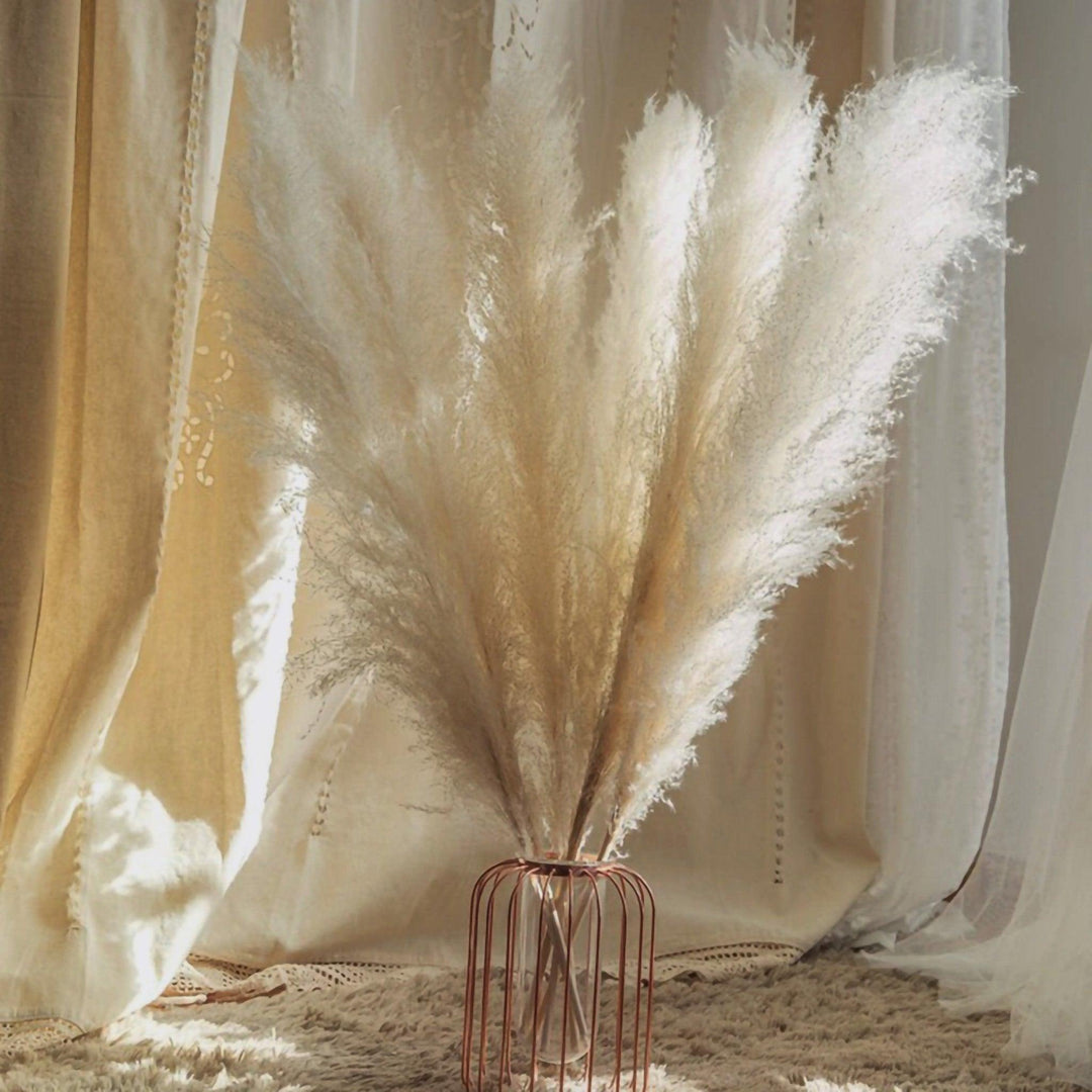 Dried Pampas Grass Bouquet | Boho Home Decor Accent