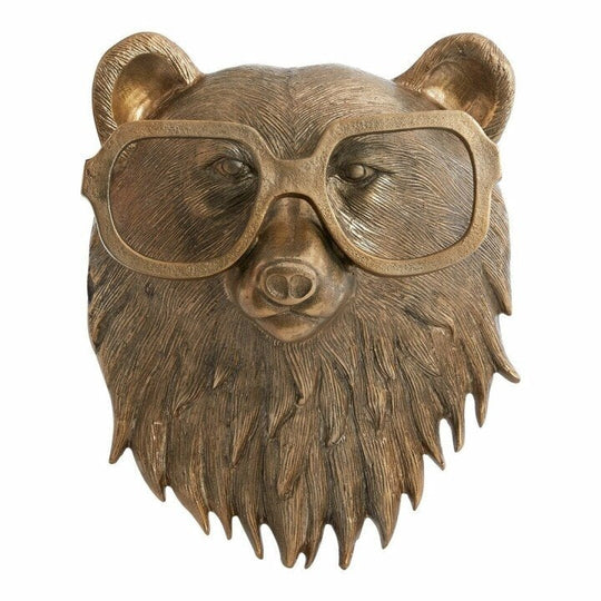 Novelty Animal Head Wall Decor | Deer With Glasses Sculpture
