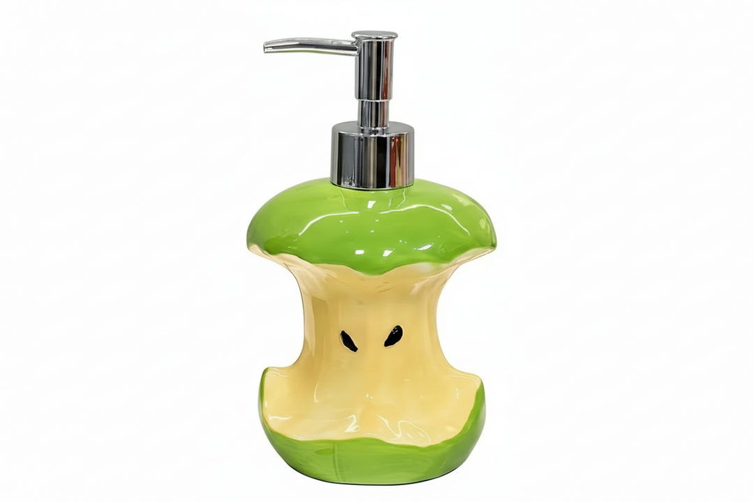 Sculpted Fruit Soap Dispenser | Pump Top Bathroom Accessory