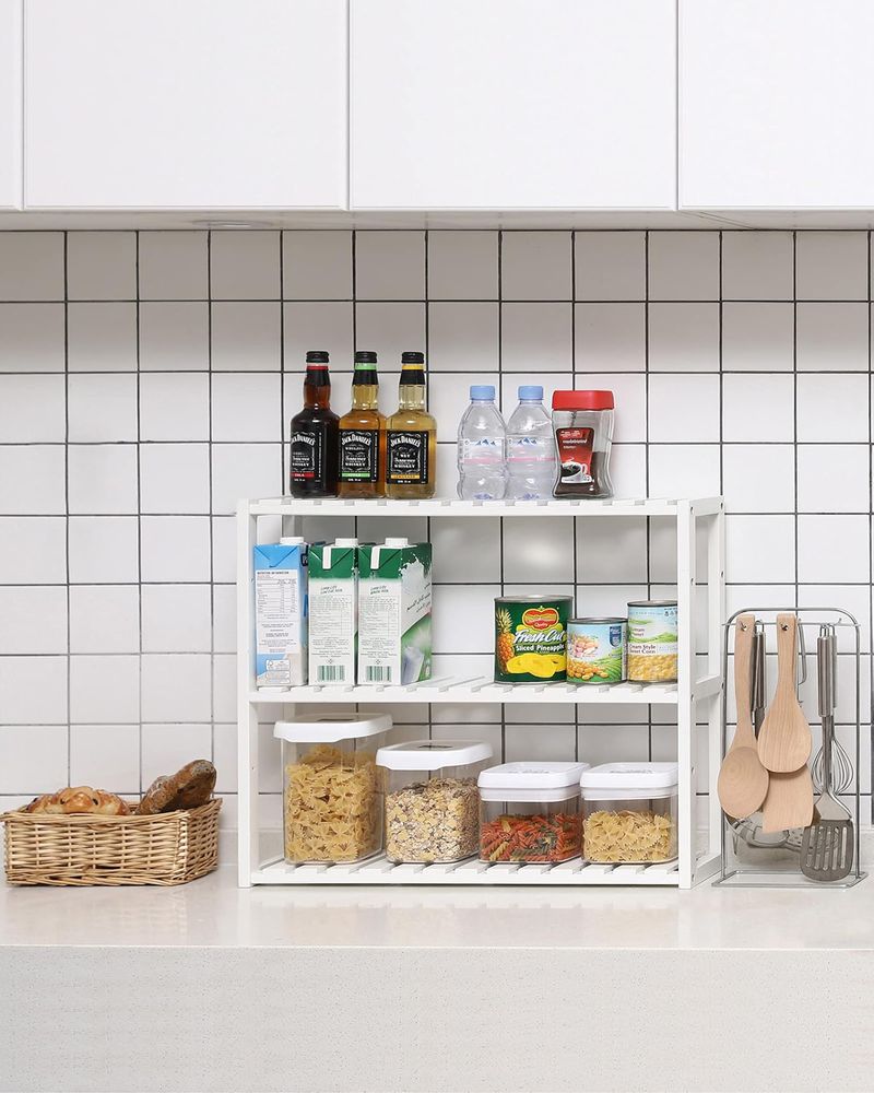 Bamboo Bathroom Shelf | 3-Tier Wall Mount or Freestanding Rack