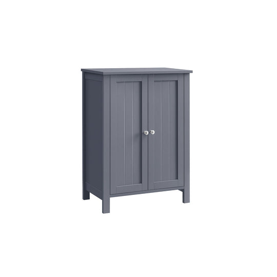 Freestanding Bathroom Cabinet | Two Doors With Adjustable Inner Shelves