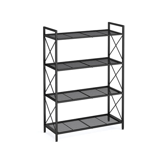 5-Tier Metal Storage Rack | X-Frame Shelving Unit