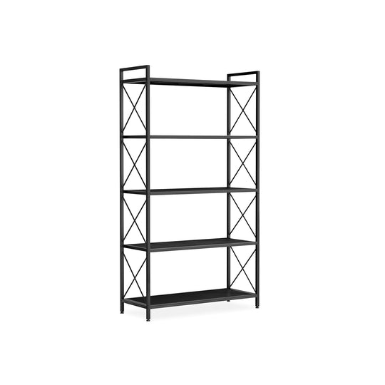 5-Tier Metal Storage Rack | X-Frame Shelving Unit