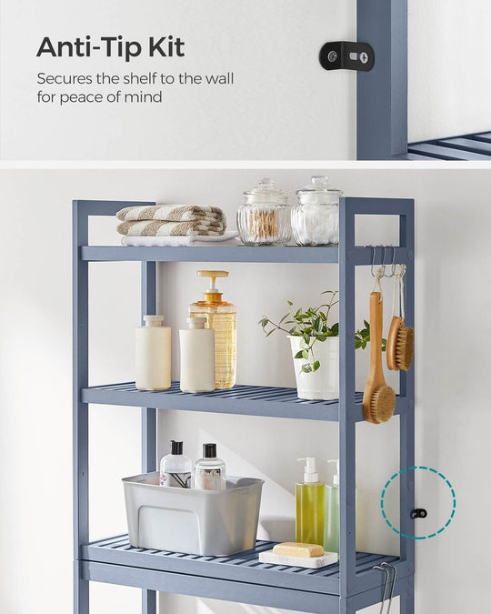 Over-the-Toilet Storage Rack | 3-Tier Bathroom Organizer