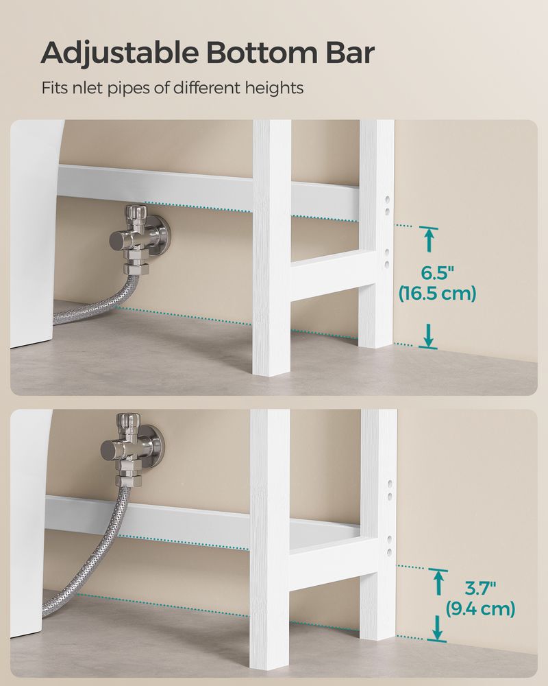 Over-the-Toilet Storage Rack | 3-Tier Bathroom Organizer