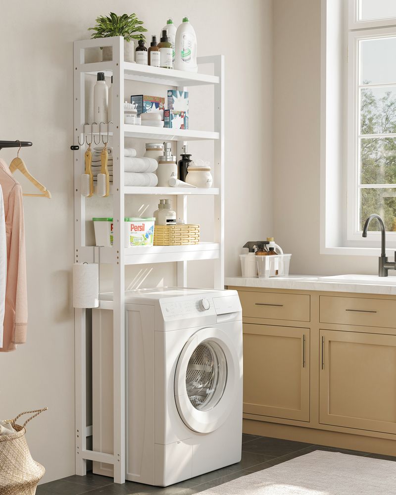 Over The Toilet Storage Shelf | Three Tier Bathroom Organizer