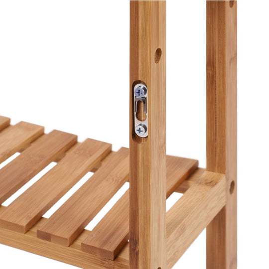 Bamboo Bathroom Shelf | 3-Tier Wall Mount or Freestanding Rack