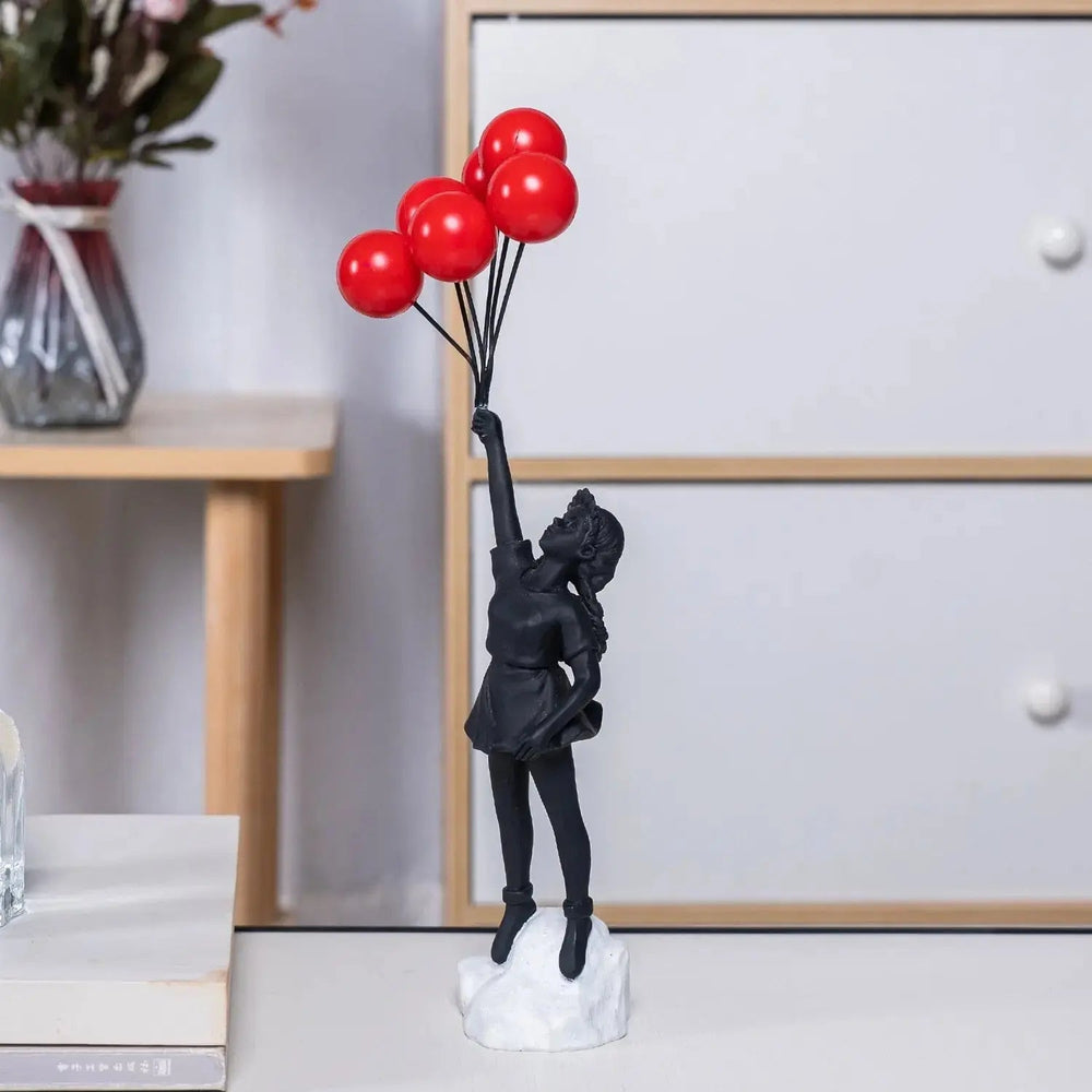 Balloon Girl Statue | Decorative Art Sculpture