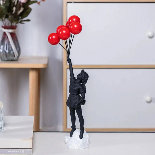 Balloon Girl Statue | Decorative Art Sculpture