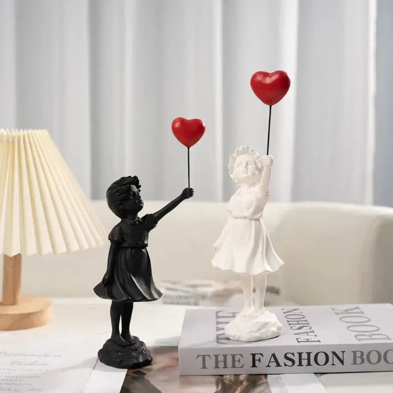 Balloon Girl Statue | Decorative Art Sculpture