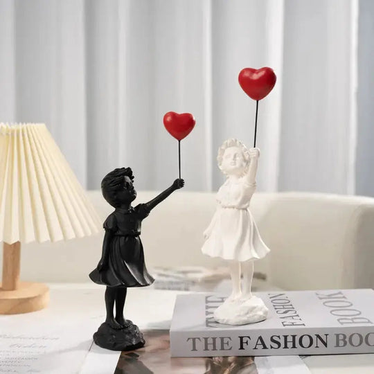 Balloon Girl Statue | Decorative Art Sculpture