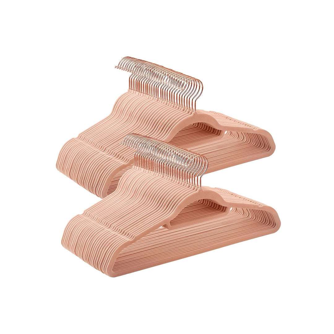 Velvet Clothes Hangers | Non Slip Space Saving Wardrobe Set