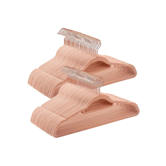 Velvet Clothes Hangers | Non Slip Space Saving Wardrobe Set