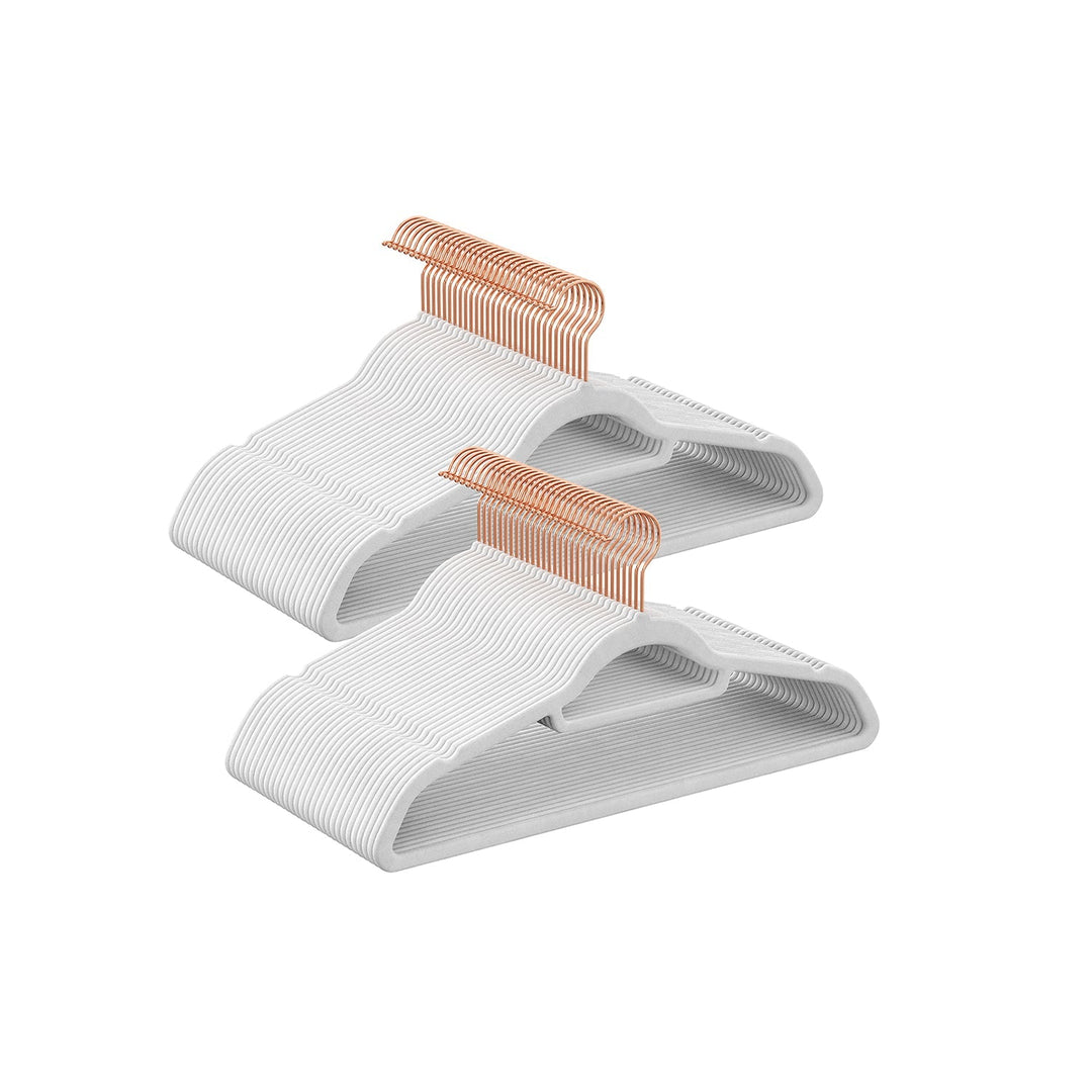 Velvet Clothes Hangers | Non Slip Space Saving Wardrobe Set