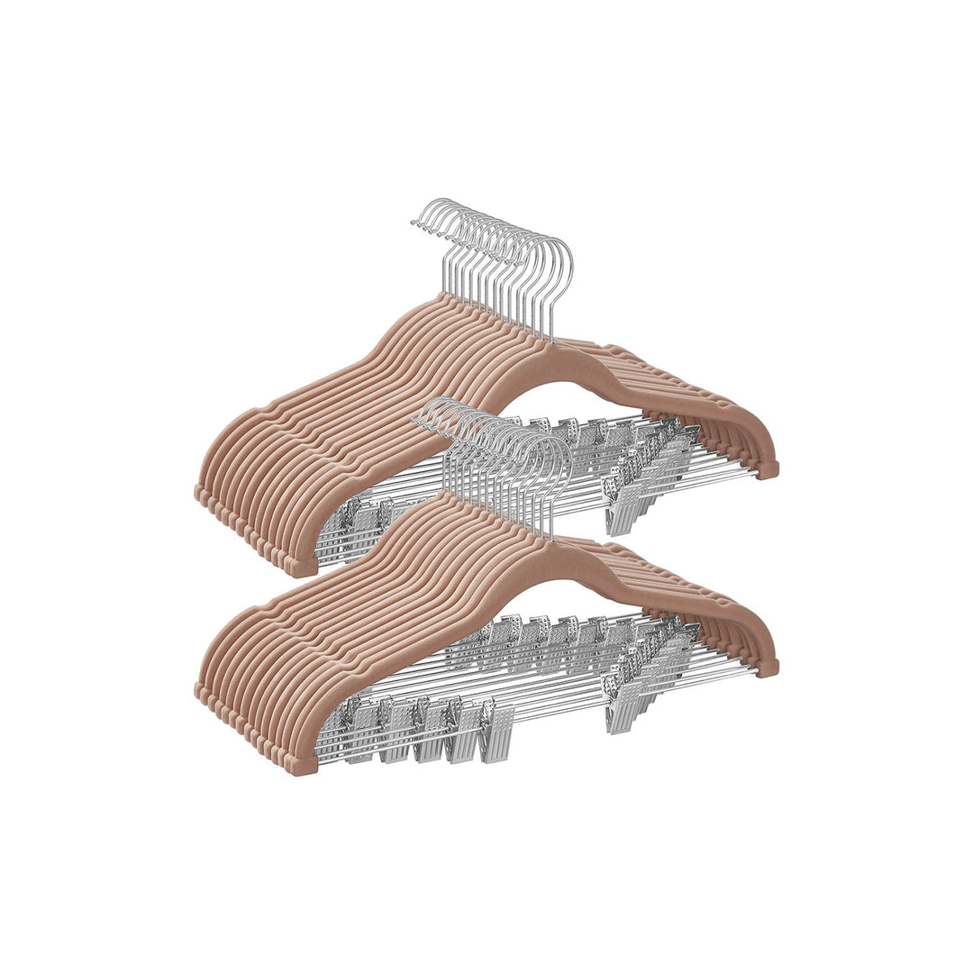 Velvet Pants Hangers | Adjustable Clips For Skirts And Trousers