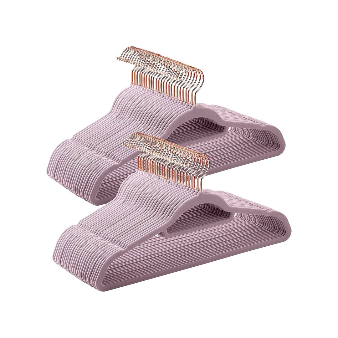 Velvet Clothes Hangers | Non Slip Space Saving Wardrobe Set