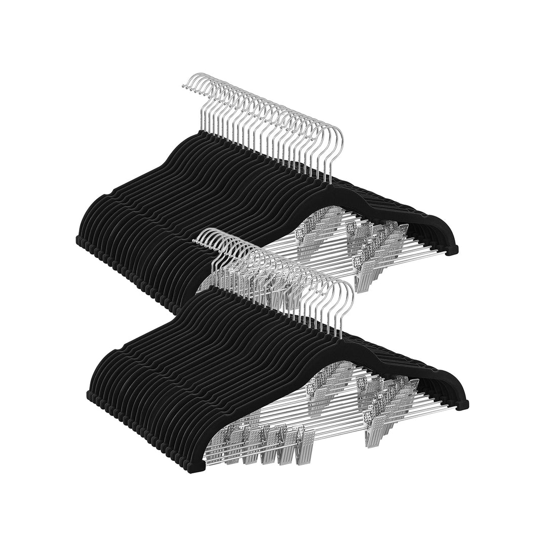 Velvet Pants Hangers | Adjustable Clips For Skirts And Trousers