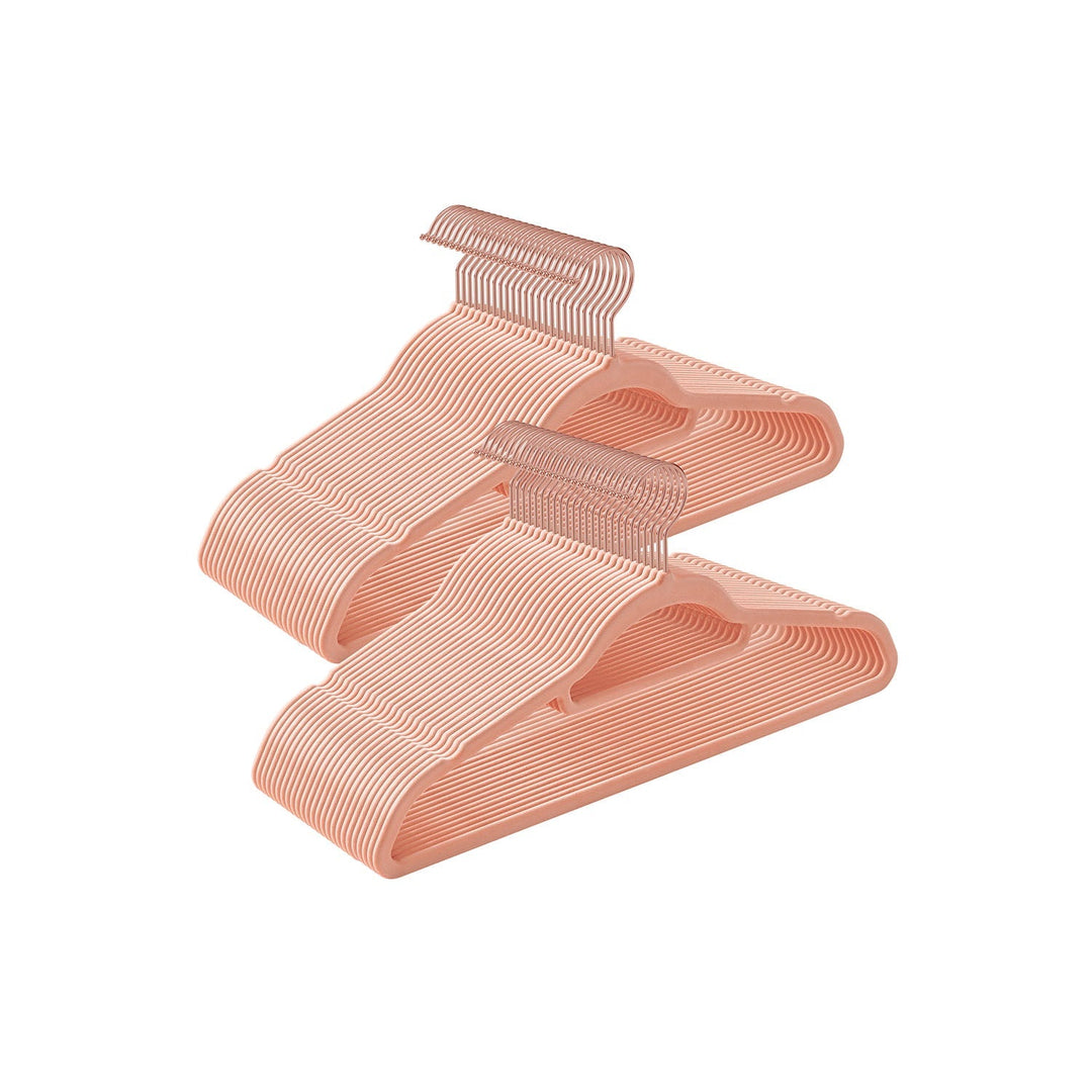 Velvet Clothes Hangers | Non Slip Space Saving Wardrobe Set