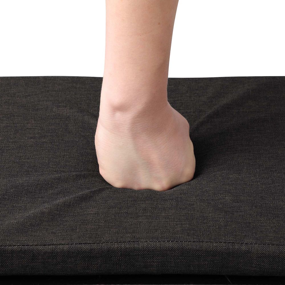 Cushioned Shoe Bench | Open Cubby Storage For Entryways