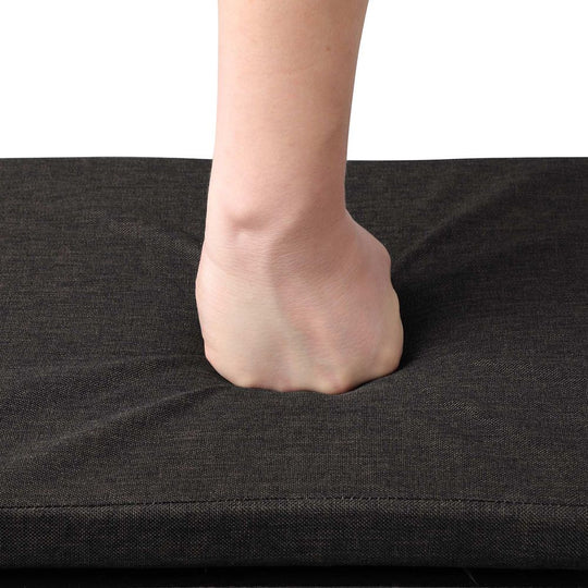 Cushioned Shoe Bench | Open Cubby Storage For Entryways