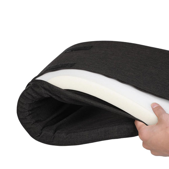 Cushioned Shoe Bench | Open Cubby Storage For Entryways