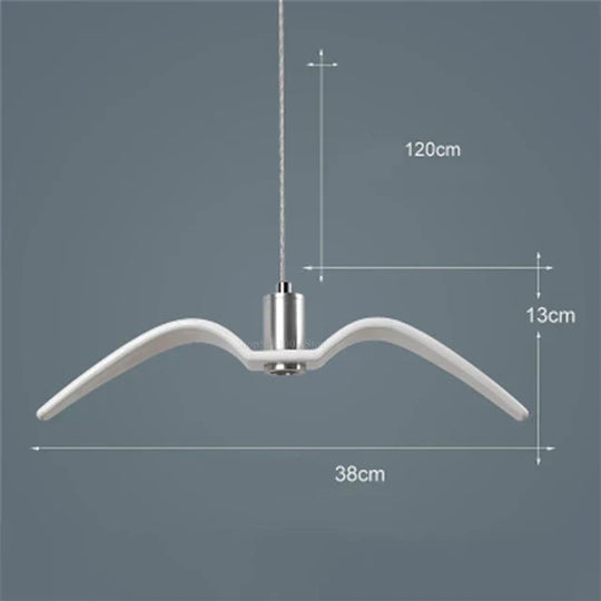 Bird-Wing Pendant Lamp | Sculptural Dining Room Lighting