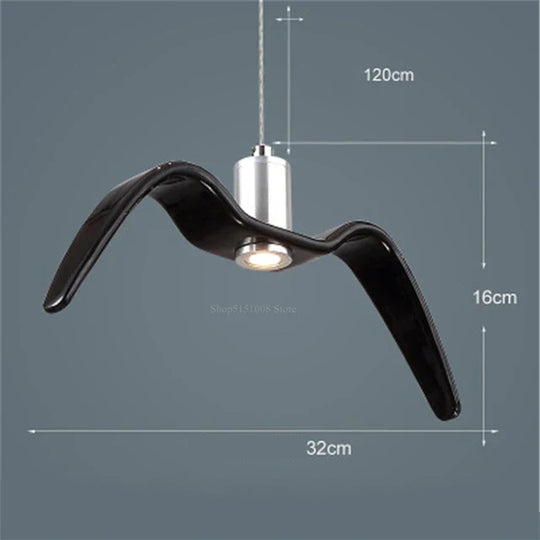 Bird-Wing Pendant Lamp | Sculptural Dining Room Lighting