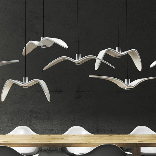 Bird-Wing Pendant Lamp | Sculptural Dining Room Lighting
