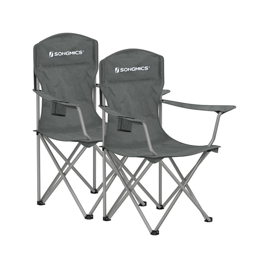 Folding Camping Chairs | Set of 2 Portable Outdoor Chairs