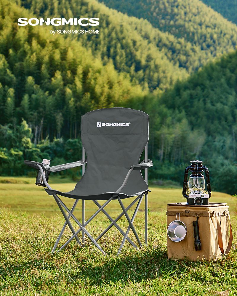 Folding Camping Chairs | Set of 2 Portable Outdoor Chairs