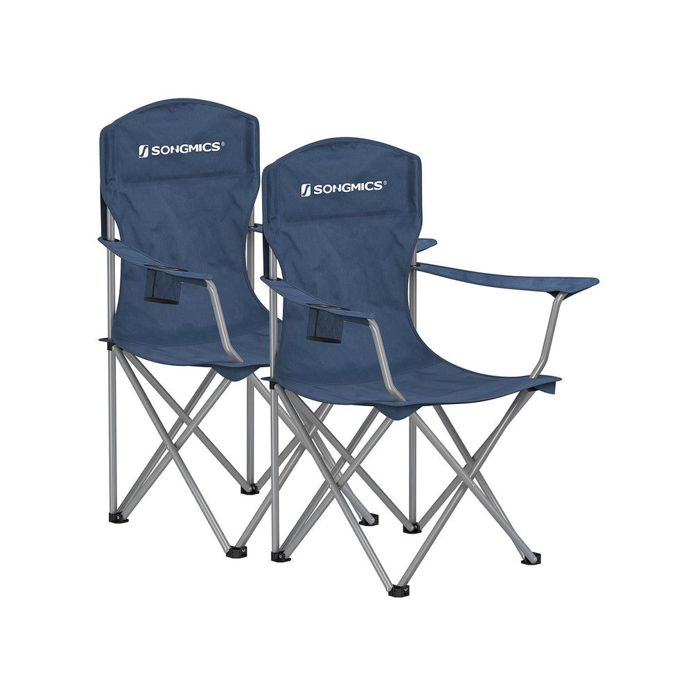 Folding Camping Chairs | Set of 2 Portable Outdoor Chairs