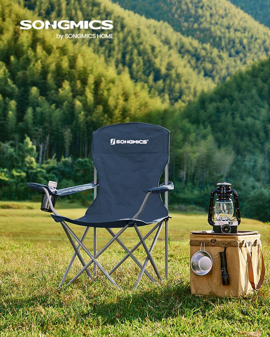 Folding Camping Chairs | Set of 2 Portable Outdoor Chairs