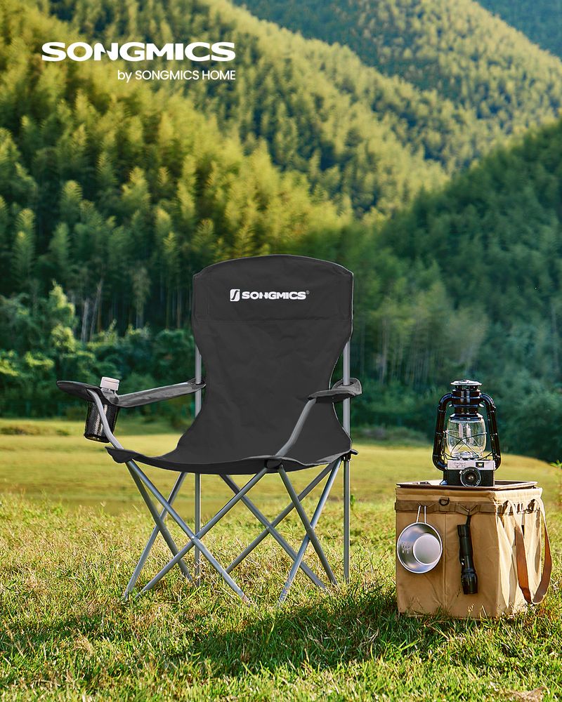 Folding Camping Chairs | Set of 2 Portable Outdoor Chairs