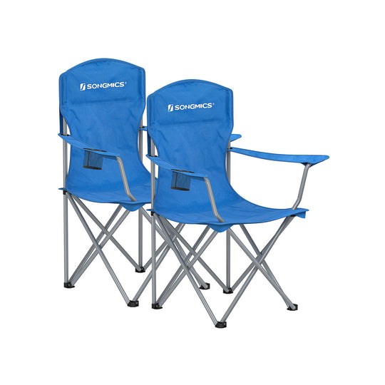 Folding Camping Chairs | Set of 2 Portable Outdoor Chairs
