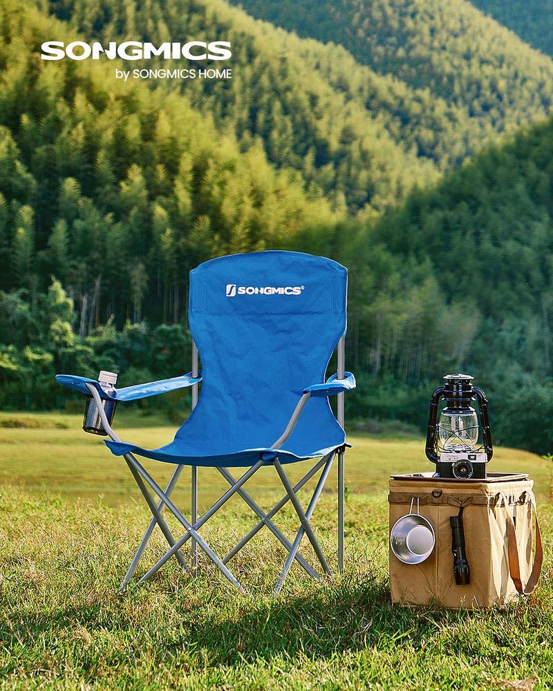 Folding Camping Chairs | Set of 2 Portable Outdoor Chairs