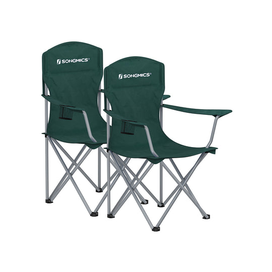 Folding Camping Chairs | Set of 2 Portable Outdoor Chairs